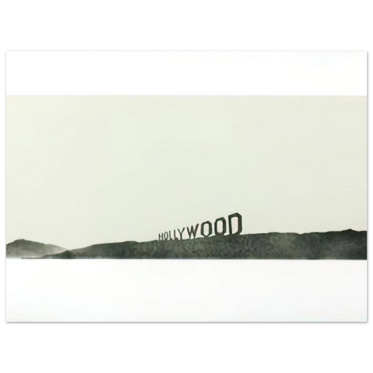 Hollywood by Edward Ruscha (1969) – art poster, view 2