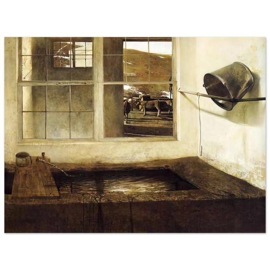 Spring Fed by Andrew Wyeth – art poster