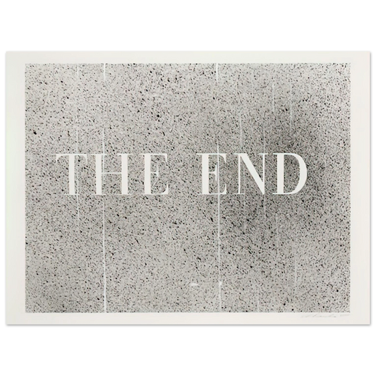 The End 60 by Edward Ruscha (2005) – art poster