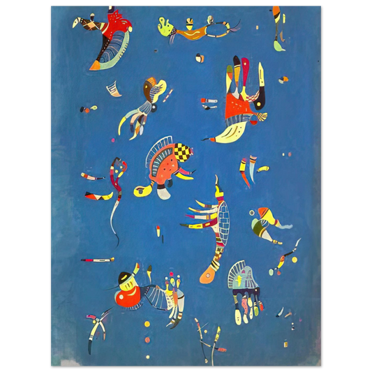 Sky Blue by Wassily Kandinsky (1940) – art poster, view 2