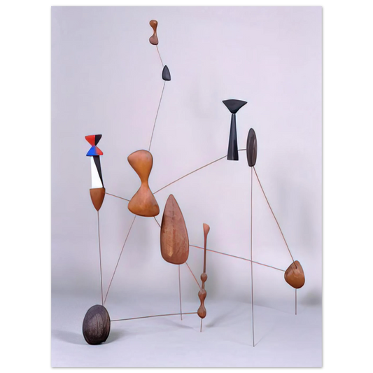 Vertical Constellation With Bomb by Alexander Calder (1943) – art poster, view 2