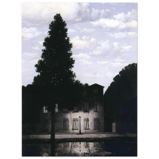 The Empire Of Lights by René Magritte (1954) – art poster