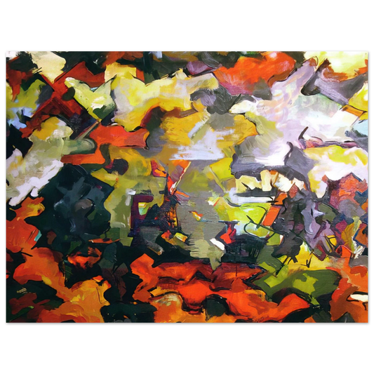 Abstract Landscape by Audrey Flack (1950) – art poster
