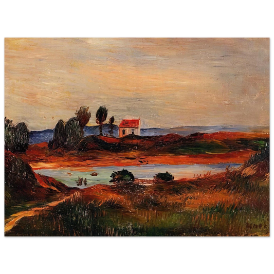 View Of Brittany by Pierre-Auguste Renoir – art poster