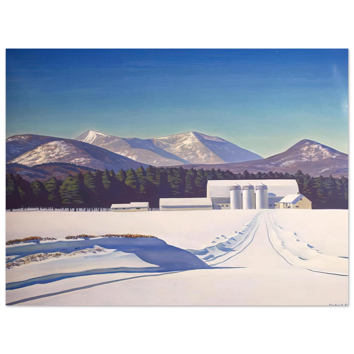 Road To Asgaard Adirondack by Rockwell Kent – art poster