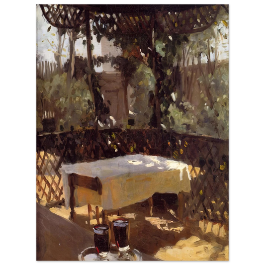 Two Wine Glasses by John Singer Sargent – art poster, view 2