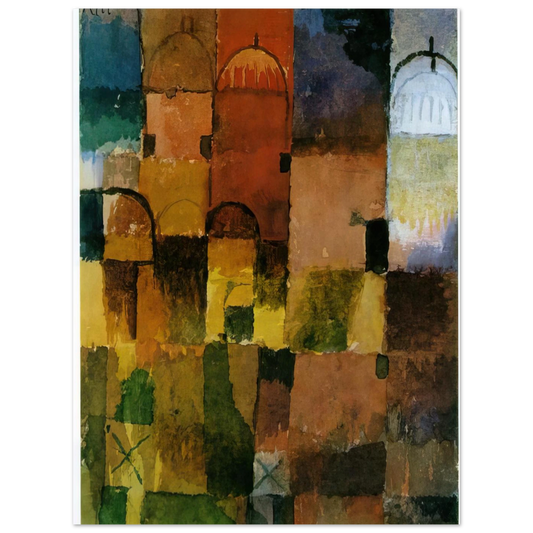 Red And White Domes by Paul Klee (1914) – art poster, view 2