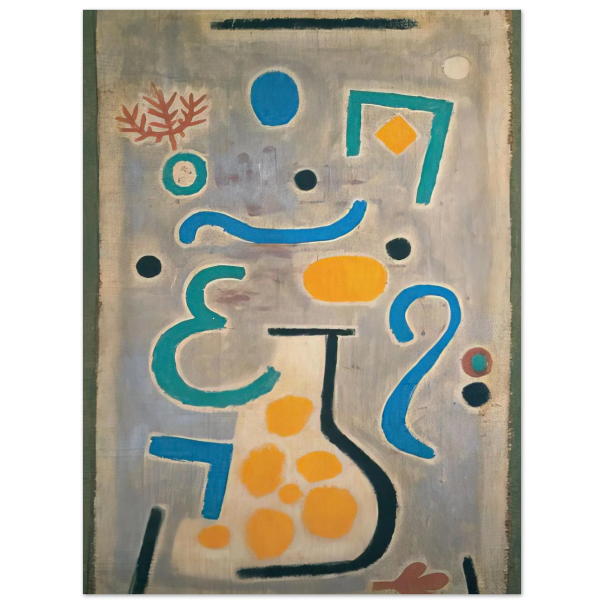 The Vase by Paul Klee (1938) – art poster, view 2