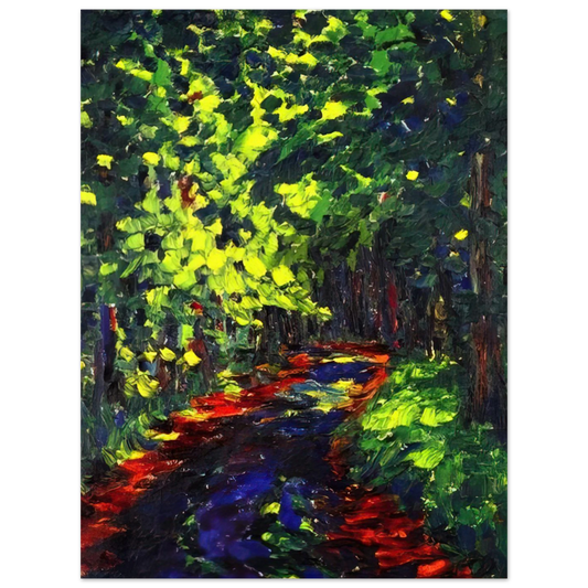 Forest Path by Emil Nolde – art poster, view 2