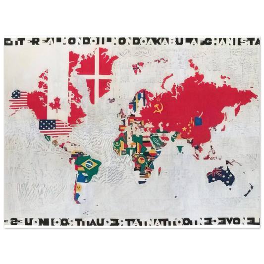 Mappa by Alighiero Boetti (1983) – art poster