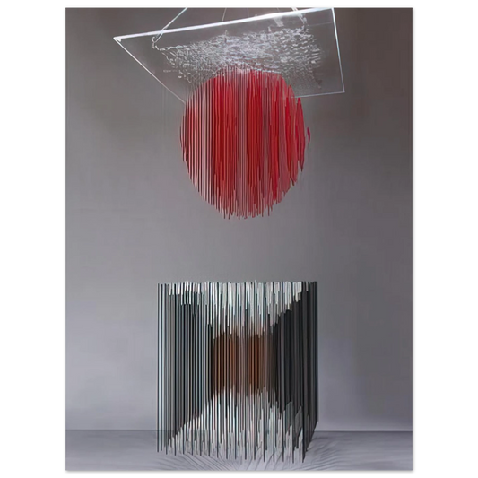 Cubo Y Esfera Virtual by Jesus Rafael Soto – art poster