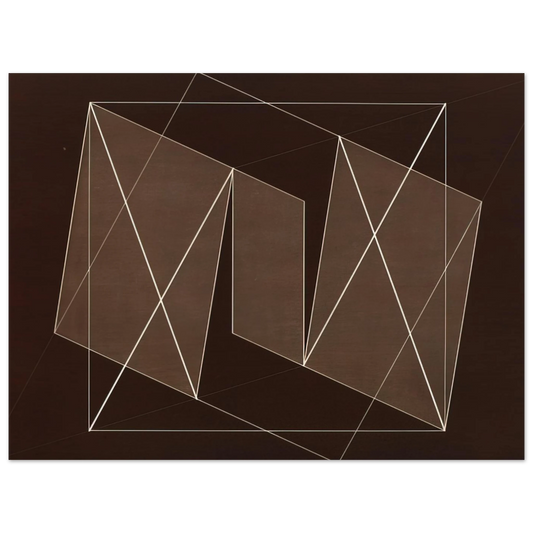 Transformation Of A Scheme No 19 by Josef Albers (1950) – art poster