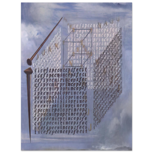 A Propos Of The Treatise On Cubic Form By Juan De Herrera by Salvador Dali – art poster