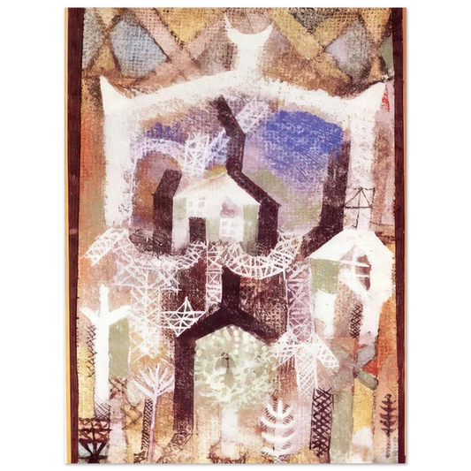 Summer Houses by Paul Klee (1919) – art poster, view 2