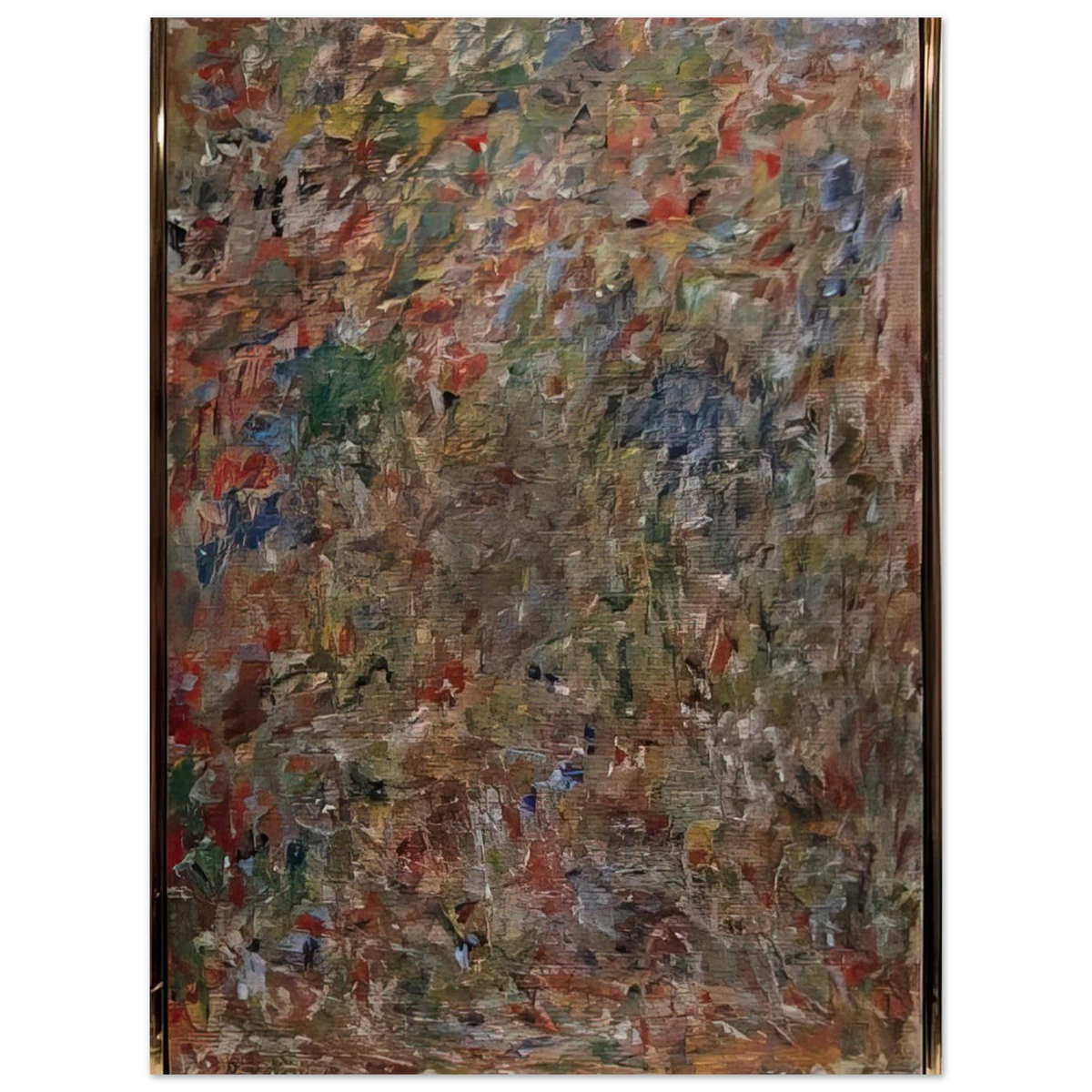 Abstraction by Milton Resnick (1963) – art poster