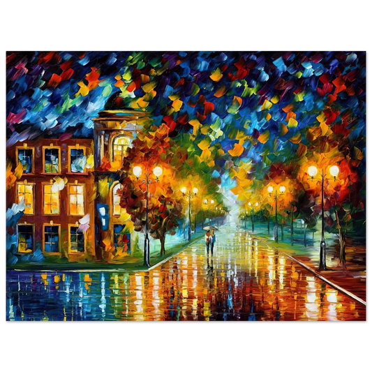 Rain's Embrace by Leonid Afremov – art poster
