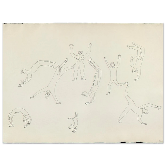 The Tumblers II by Alexander Calder (1931) – art poster