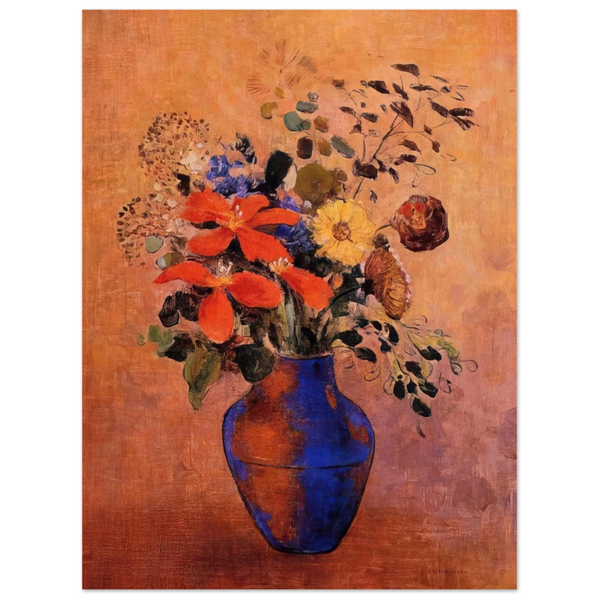 Vase Of Flowers 1 by Odilon Redon – art poster
