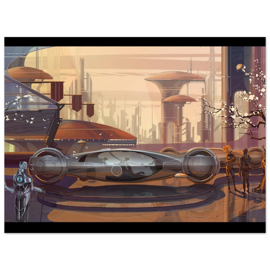 Mag Lev by Syd Mead – art poster, view 2