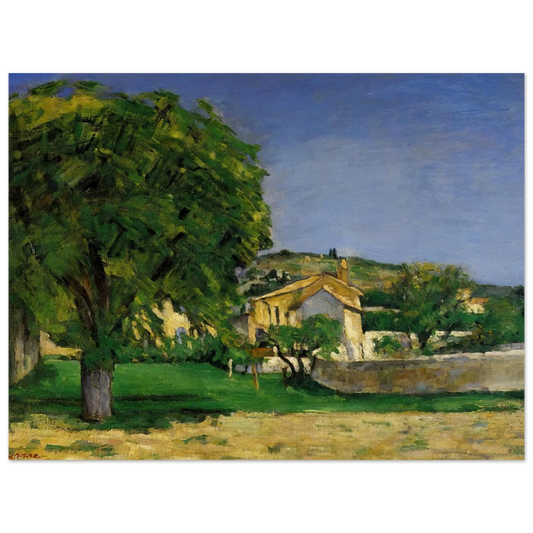 Chestnut Trees And Farmstead Of Jas De Bouffin by Paul Cézanne – art poster, view 2