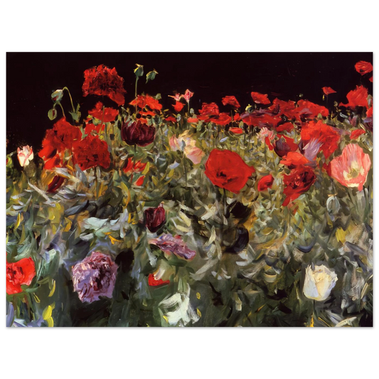 Poppies by John Singer Sargent – art poster