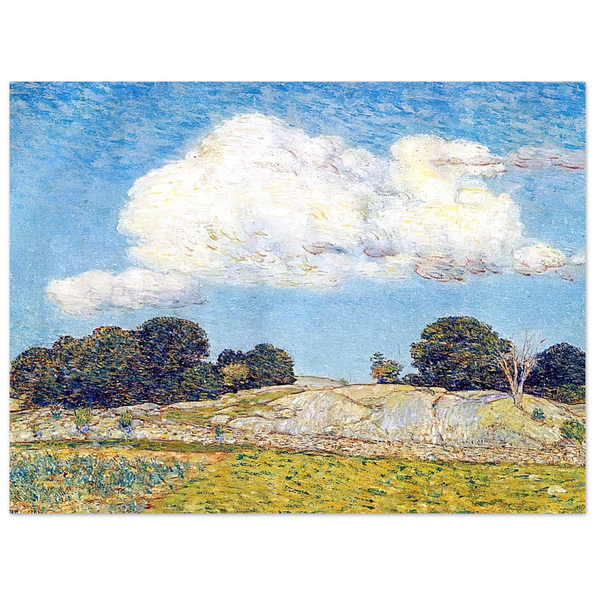 Dragon Cloud, Old Lyme by Childe Hassam – art poster, view 2