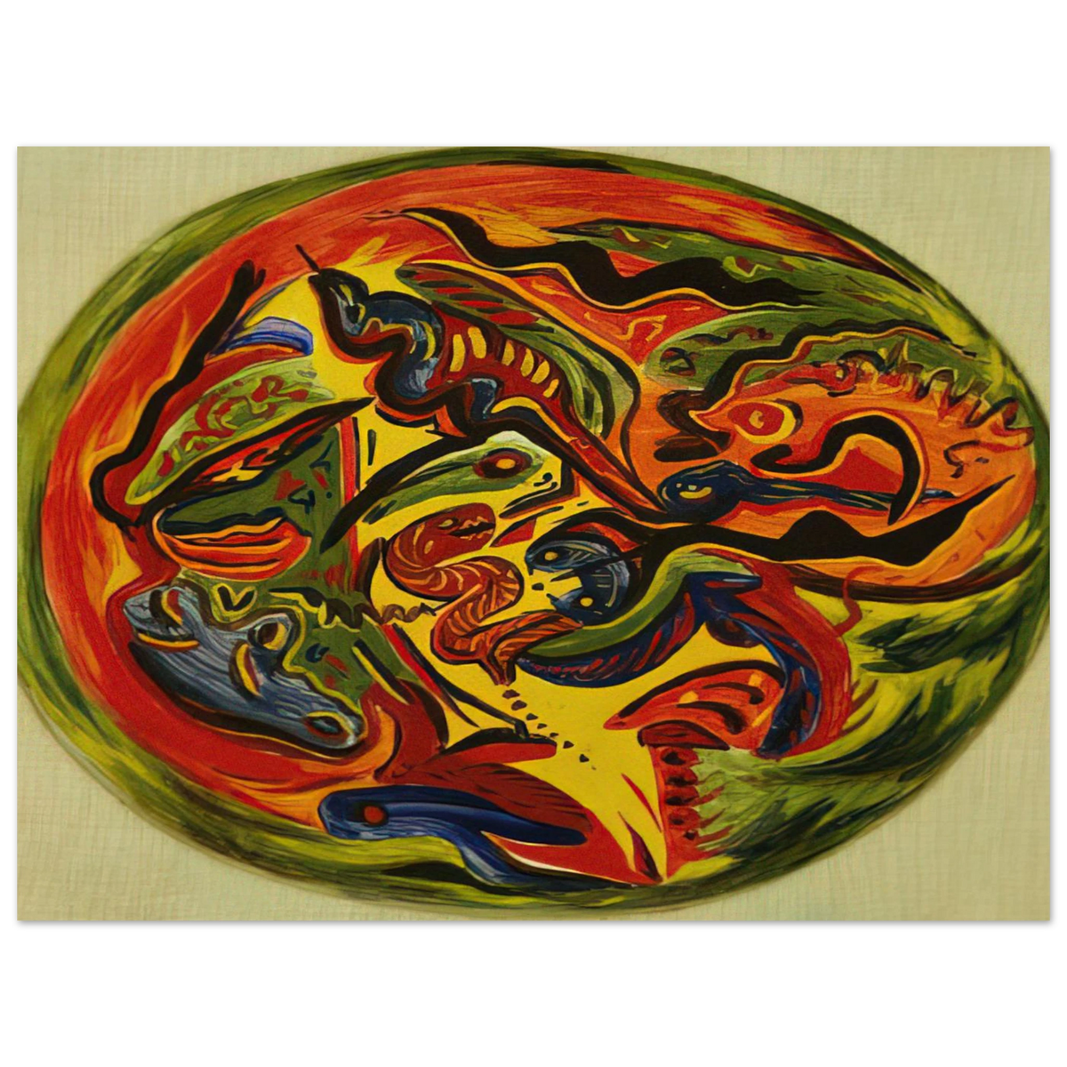 Circle by Jackson Pollock (1941) – art poster, view 2