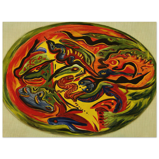 Circle by Jackson Pollock (1941) – art poster, view 2