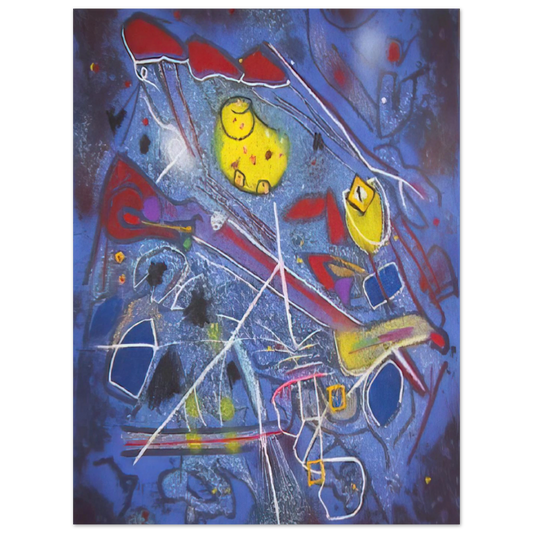 Redness Of Blue by Roberto Matta (1996) – art poster