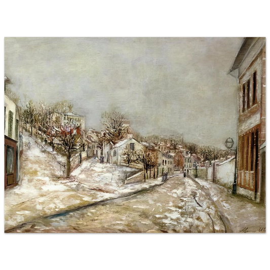 View Of Pontoise by Maurice Utrillo – art poster, view 2