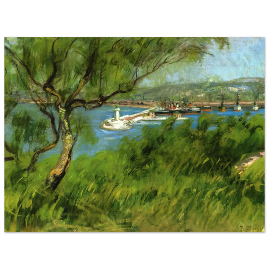 View Of A Port by Raoul Dufy – art poster