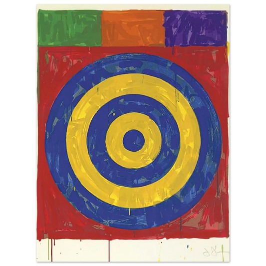 Target Ulae 147 by Jasper Johns (1974) – art poster