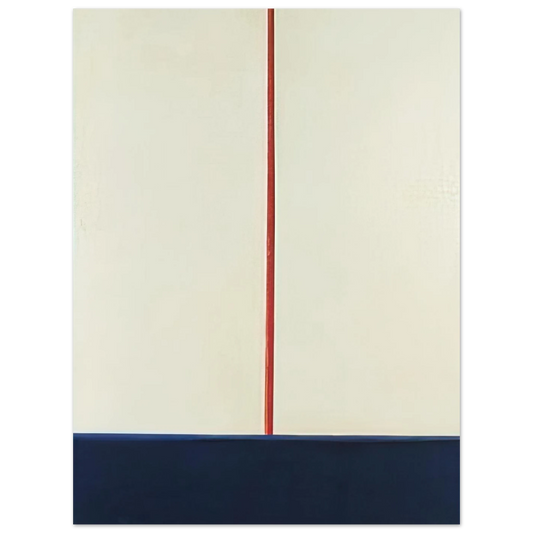 Komposition Blau Rot Auf Weiss by Blinky Palermo (1965) – art poster