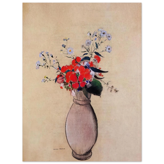 Bouquet Of Flowers 2 by Odilon Redon – art poster, view 2