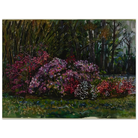 Alicia's Azaleas On St Mary's River by Ivan Albright – art poster