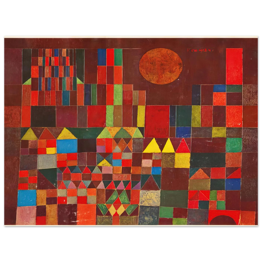Castle And Sun by Paul Klee (1928) – art poster