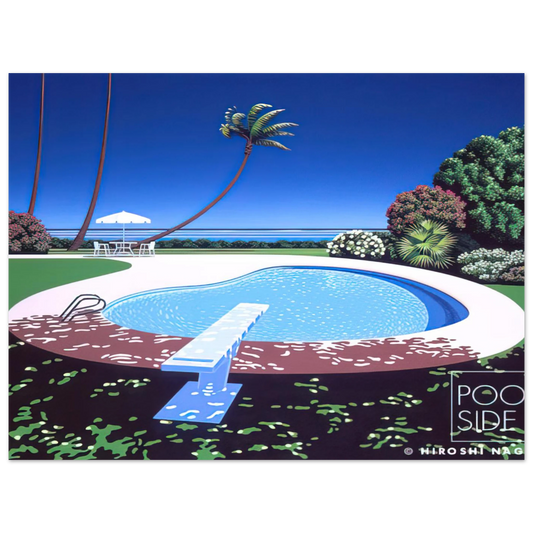 Poolside No. 21 by Hiroshi Nagai – art poster