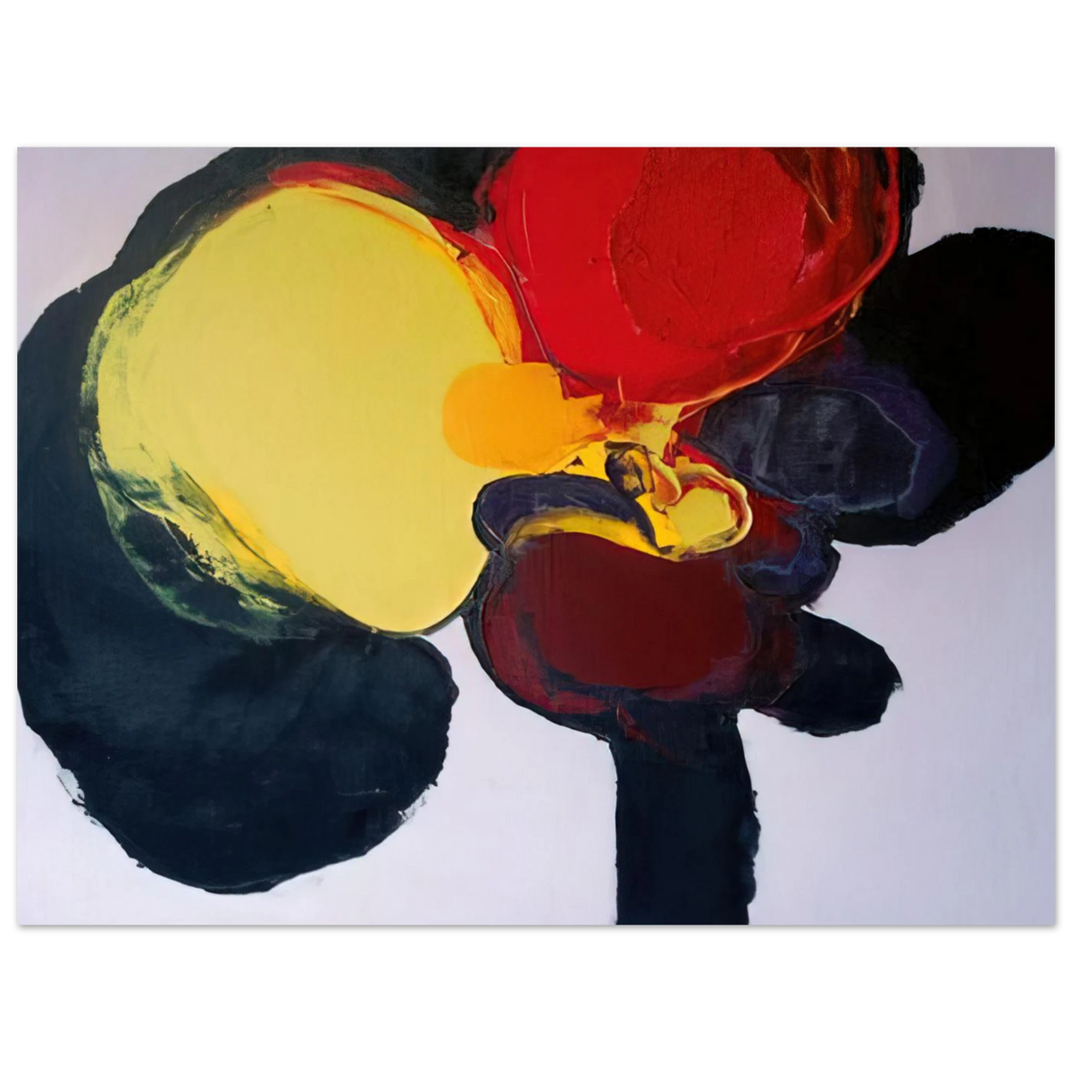 Composition by Luis Feito (1965) – art poster, view 2