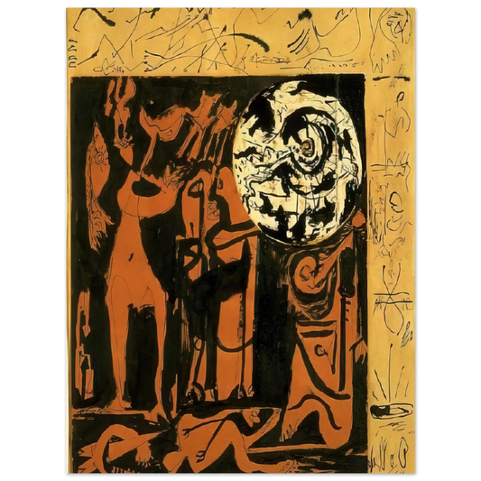 Untitled 3 by Jackson Pollock – art poster, view 2