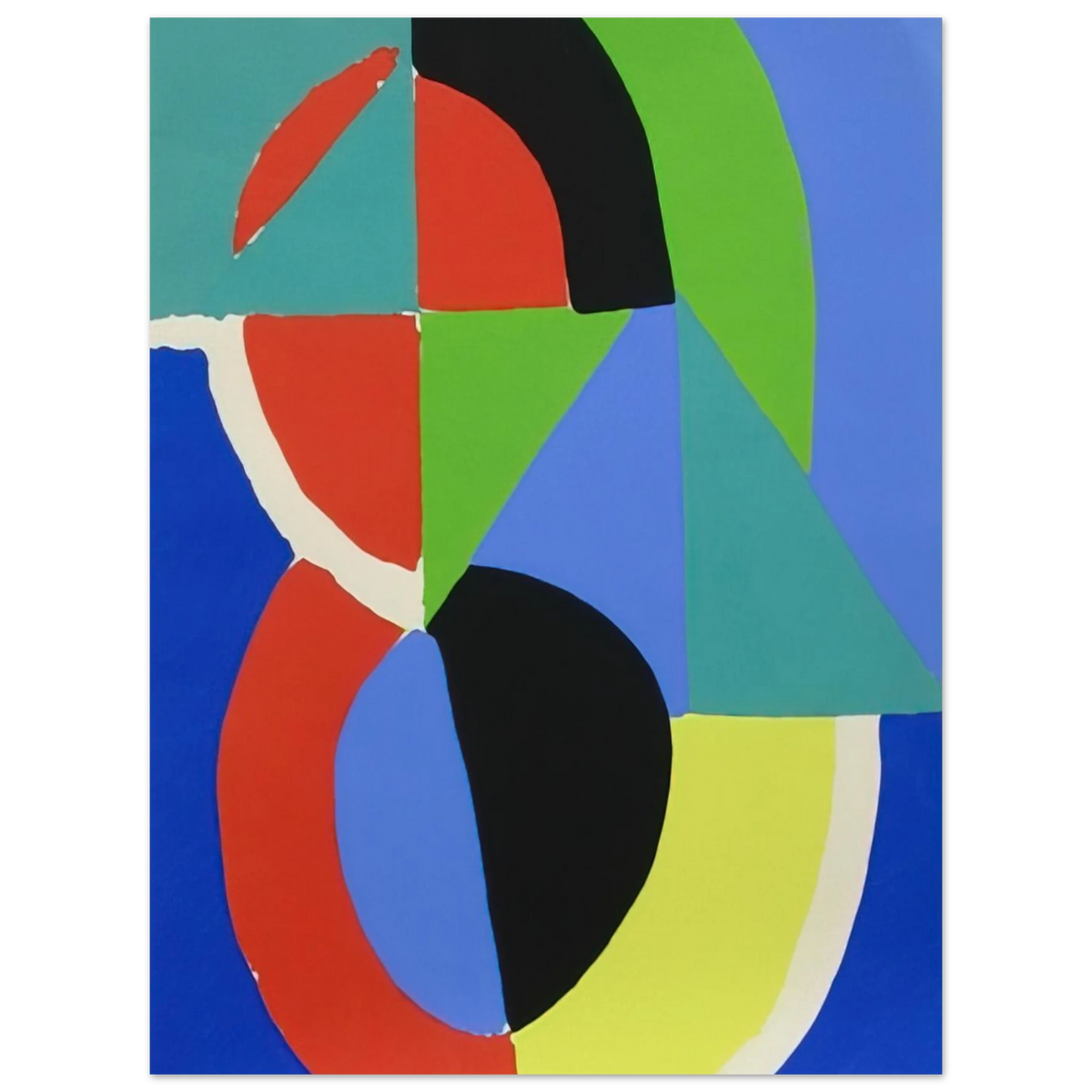 Composition 2 by Sonia Delaunay – art poster, view 2