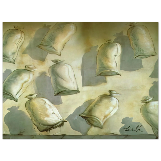 Set Design For The Ballet Los Sacos Del Molinero 2 by Salvador Dali – art poster