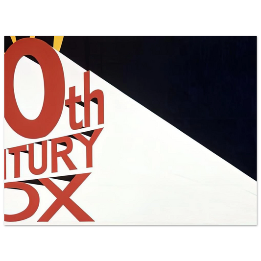 Large Trademark With Eight Spotlights by Edward Ruscha (1962) – art poster, view 2