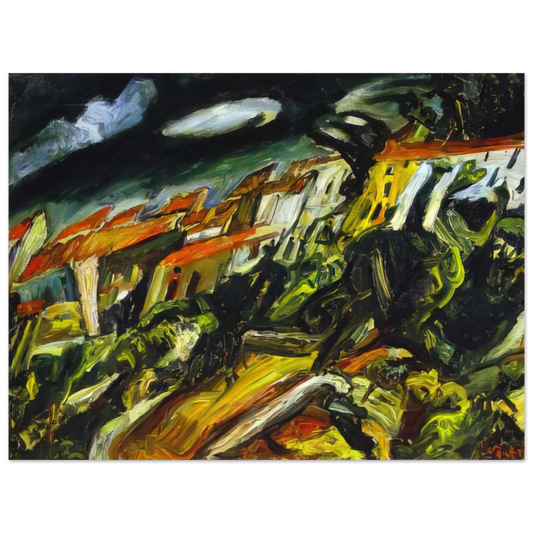 View Of Ceret by Chaim Soutine – art poster