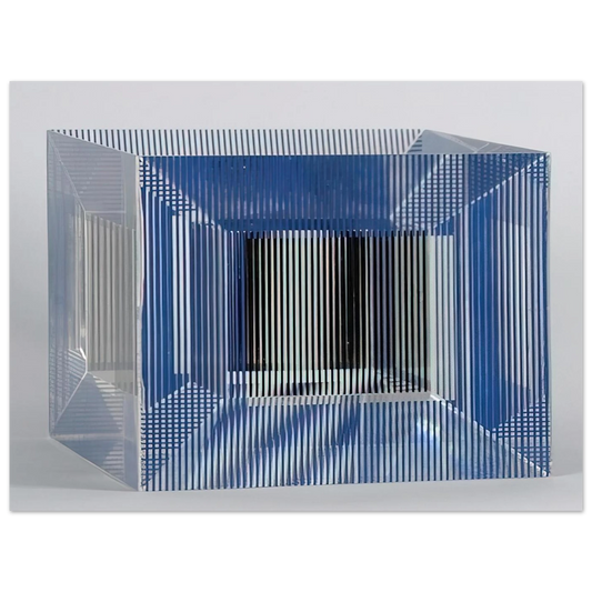 Cube With Ambigous Space by Jesus Rafael Soto (1981) – art poster