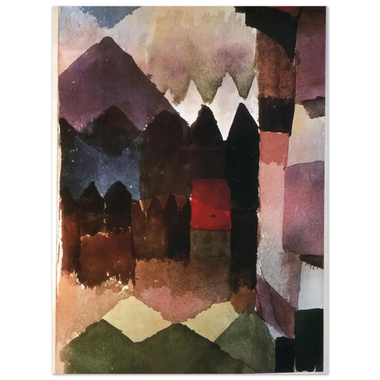 Hairdryer In Marc's Garden by Paul Klee (1915) – art poster