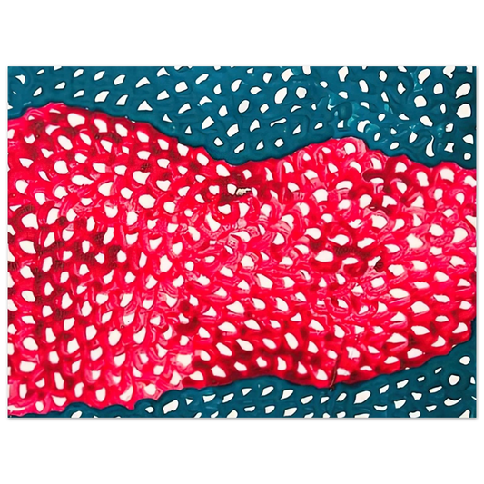 Waves by Yayoi Kusama (1953) – art poster