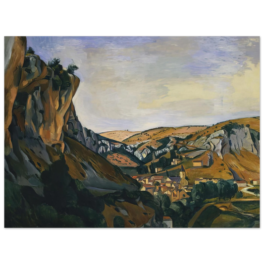 Valley Of The Lot At Vers by Andre Derain (1912) – art poster, view 2