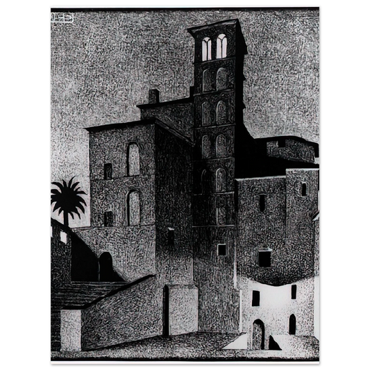 Ss Giovanni Et Paolo Rome May by M.C. Escher (1936) – art poster