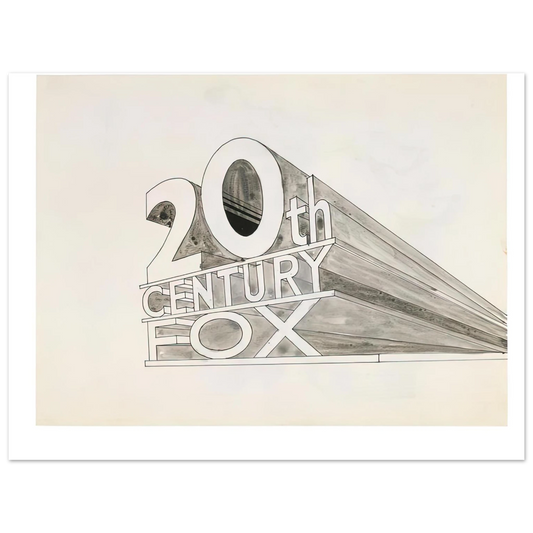 Trademark Study 5 by Edward Ruscha (1962) – art poster, view 2
