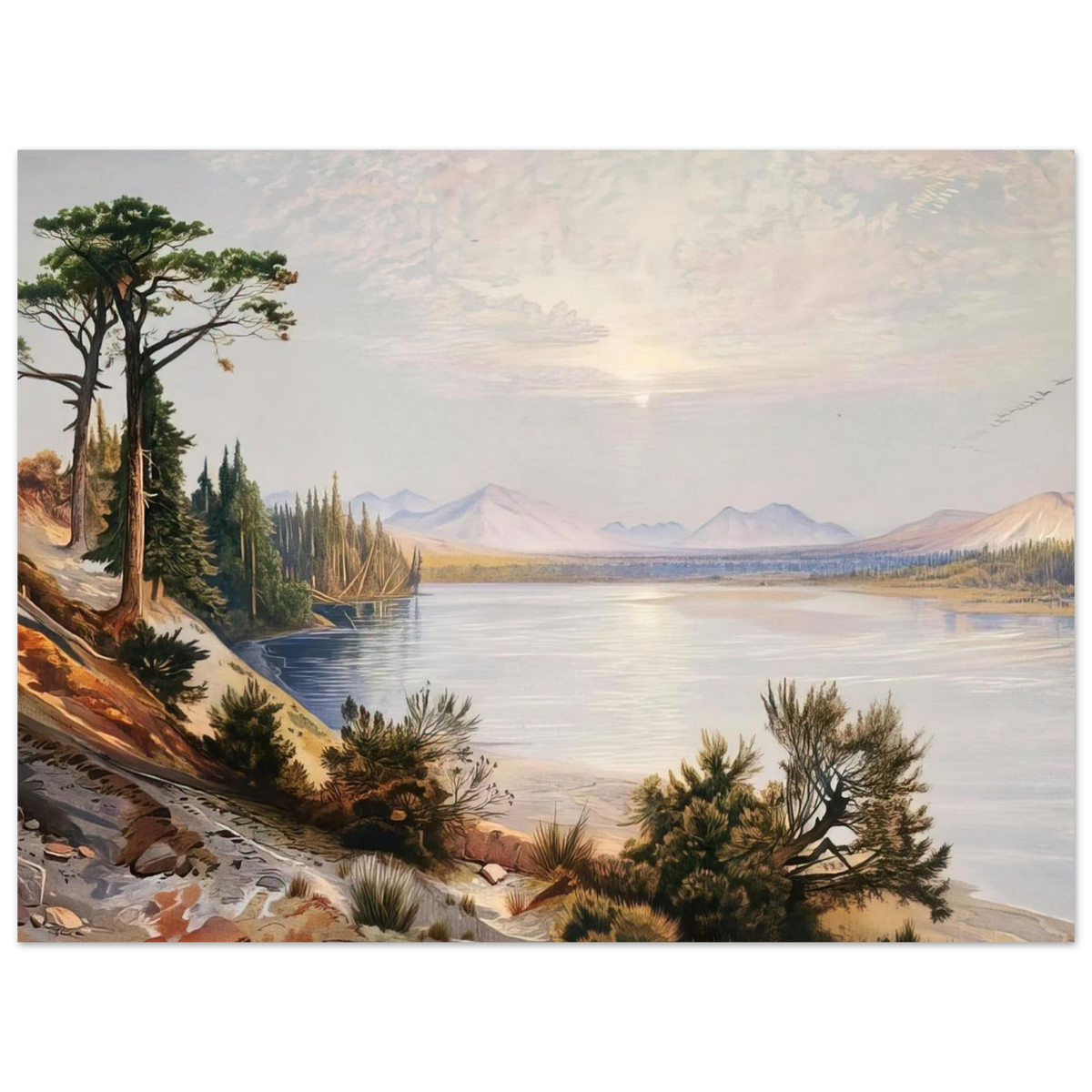 Head Of Yellowstone River by Thomas Moran – art poster, view 2